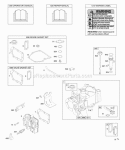 Cylinder Cylinder Head Gasket Set - Engine Gasket Set - Valve Lubrication OperatorS Manual Warning Label Diagram and Parts List for 10L902-0110-B1  Briggs and Stratton Engine